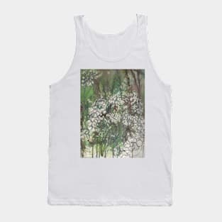 English Summer meadow, grasses, flowers, cowparsley design Tank Top